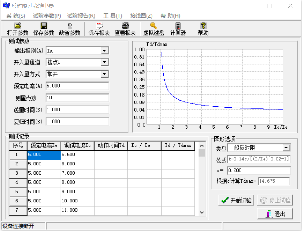 繼電保護(hù)測試儀反時限過流繼電器